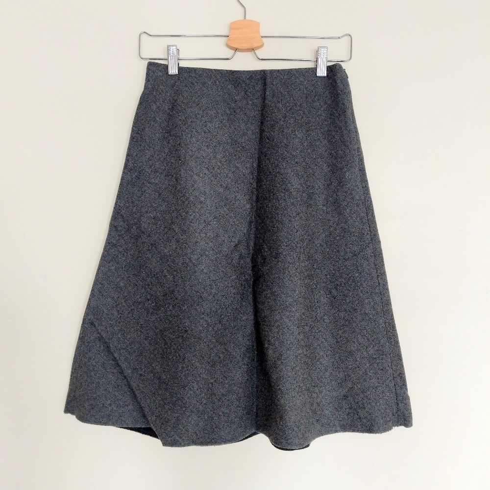 Wool Everlane A Line Skirt